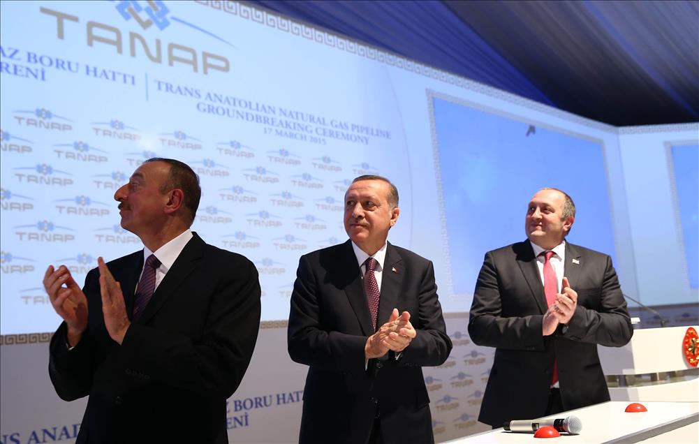 TANAP'ın temeli atıldı