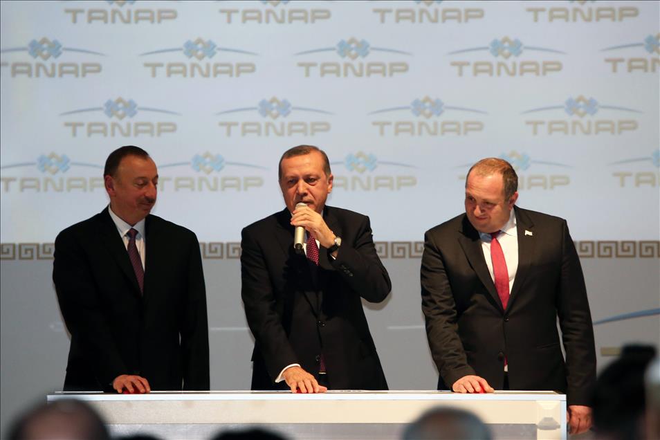 TANAP'ın temeli atıldı