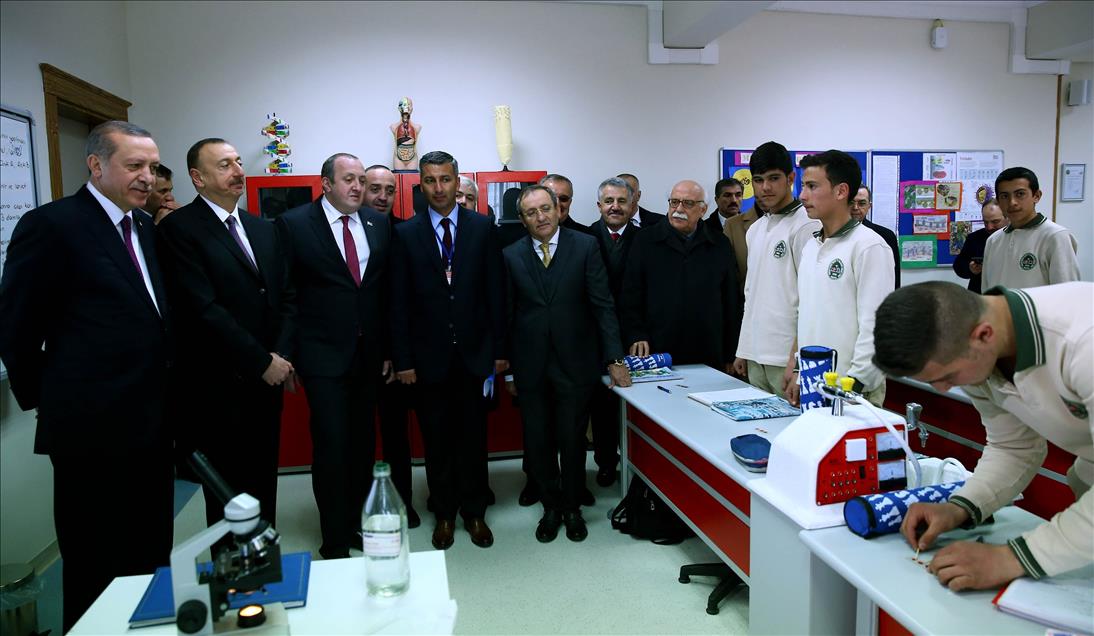 Recep Tayyip Erdoğan - İlham Aliyev - Giorgi Margvelaşvili