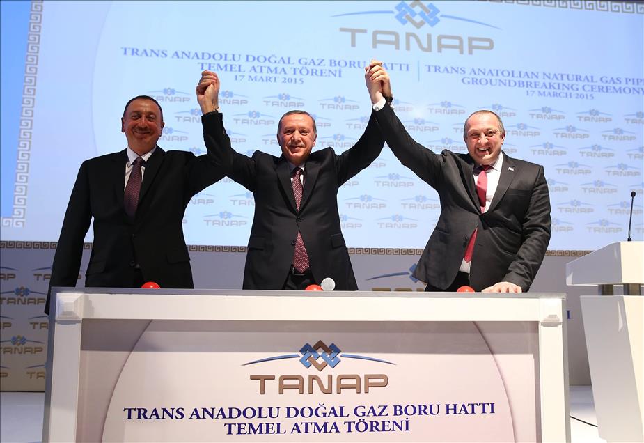 TANAP'ın temeli atıldı