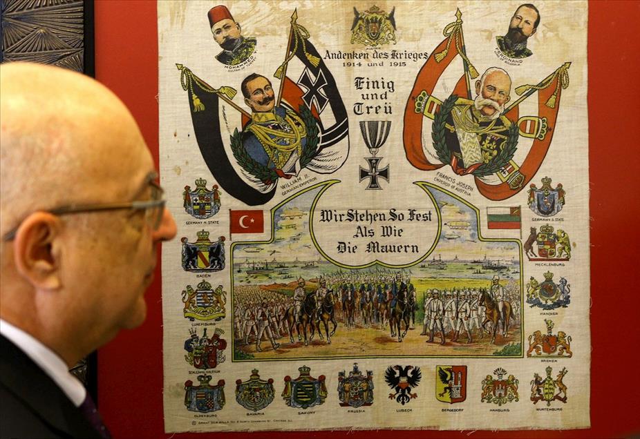 Mendilde kalan işgal bayrağı