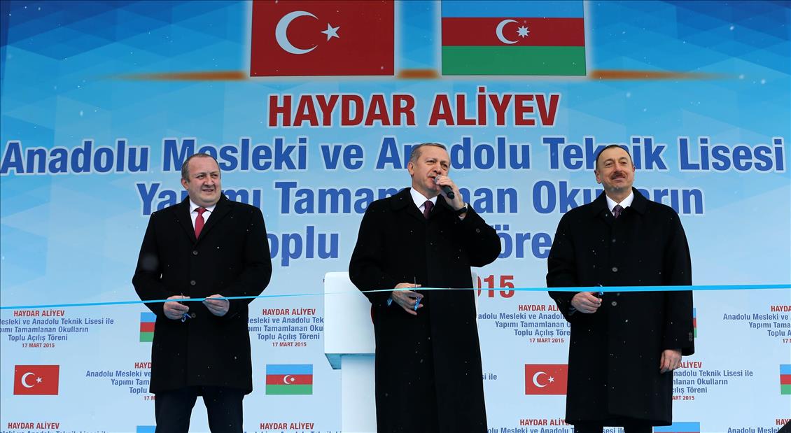 Recep Tayyip Erdoğan - İlham Aliyev - Giorgi Margvelaşvili