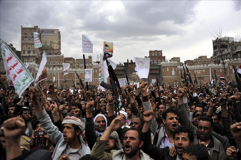 Yemen'de operasyon karşıtı gösteri