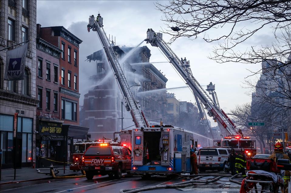 Building explosion in Manhattan's East Village