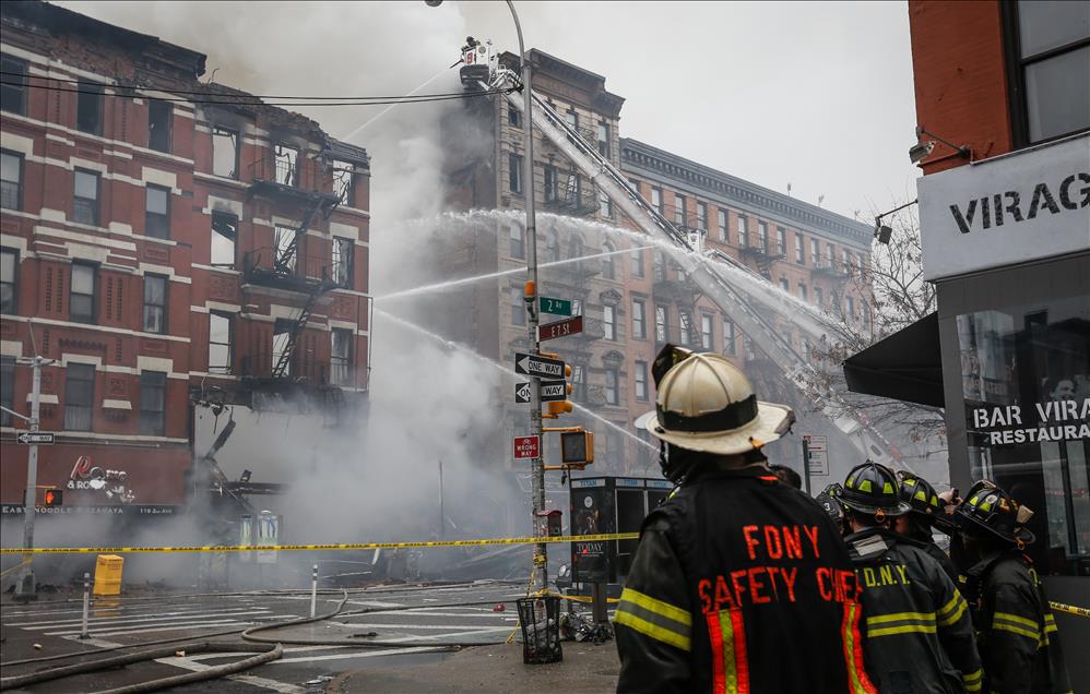 Building explosion in Manhattan's East Village