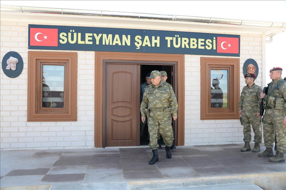 Orgeneral Özel, Süleyman Şah Saygı Karakolu'nu ziyaret etti