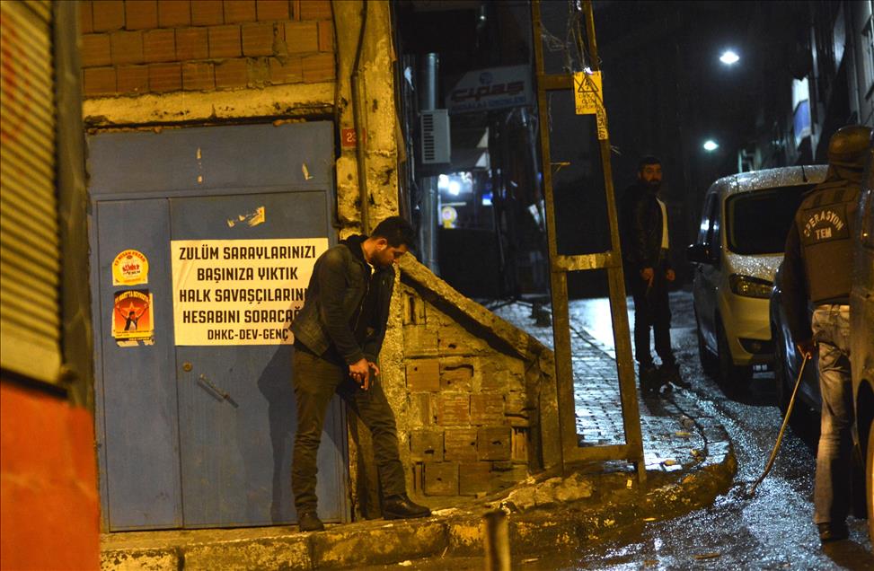 İstanbul'da terör örgütü operasyonu
