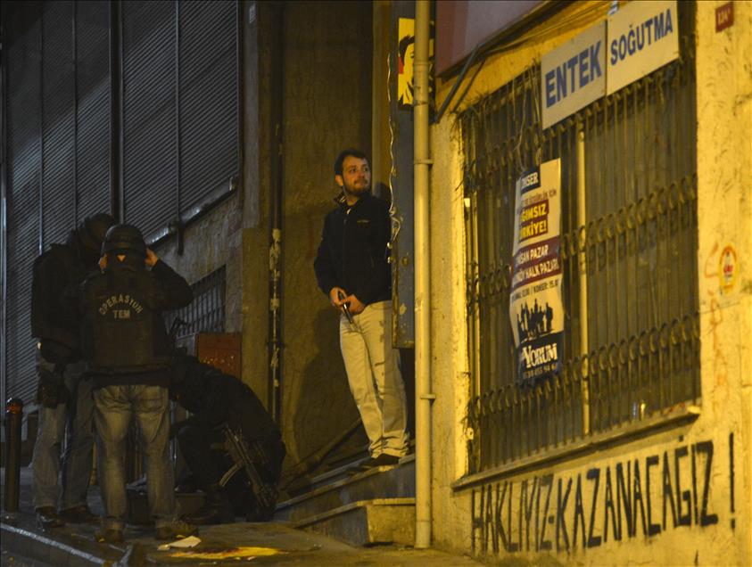 İstanbul'da terör örgütü operasyonu