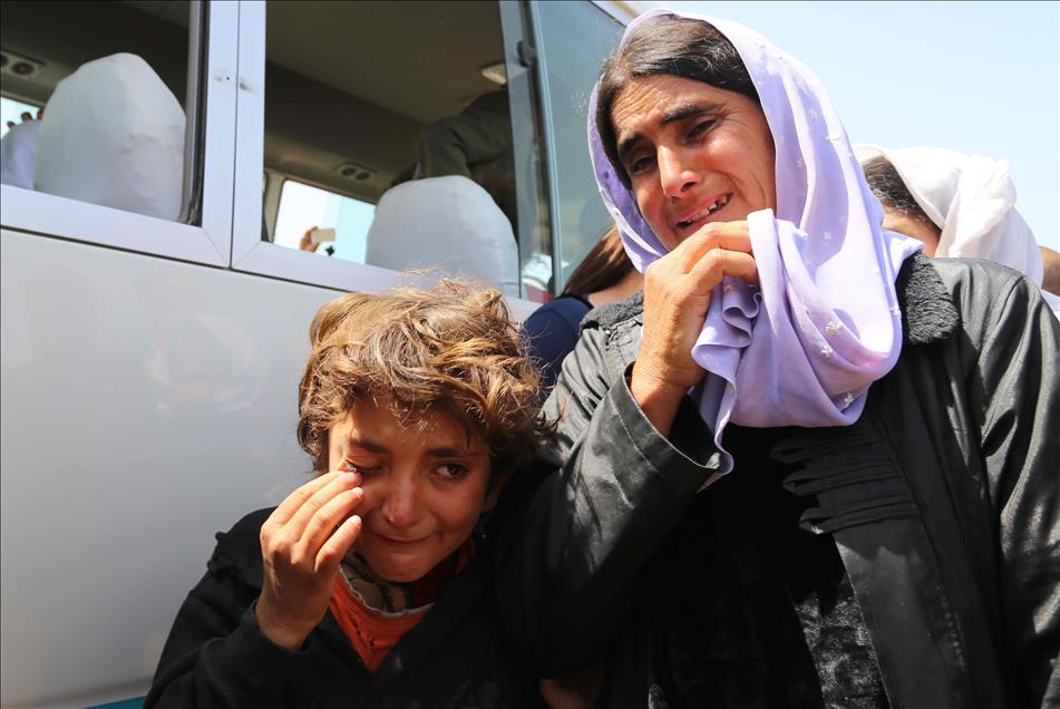 DAEŞ'in serbest bıraktığı Yezidiler