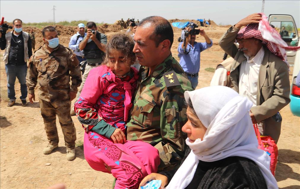 DAEŞ'in serbest bıraktığı Yezidiler