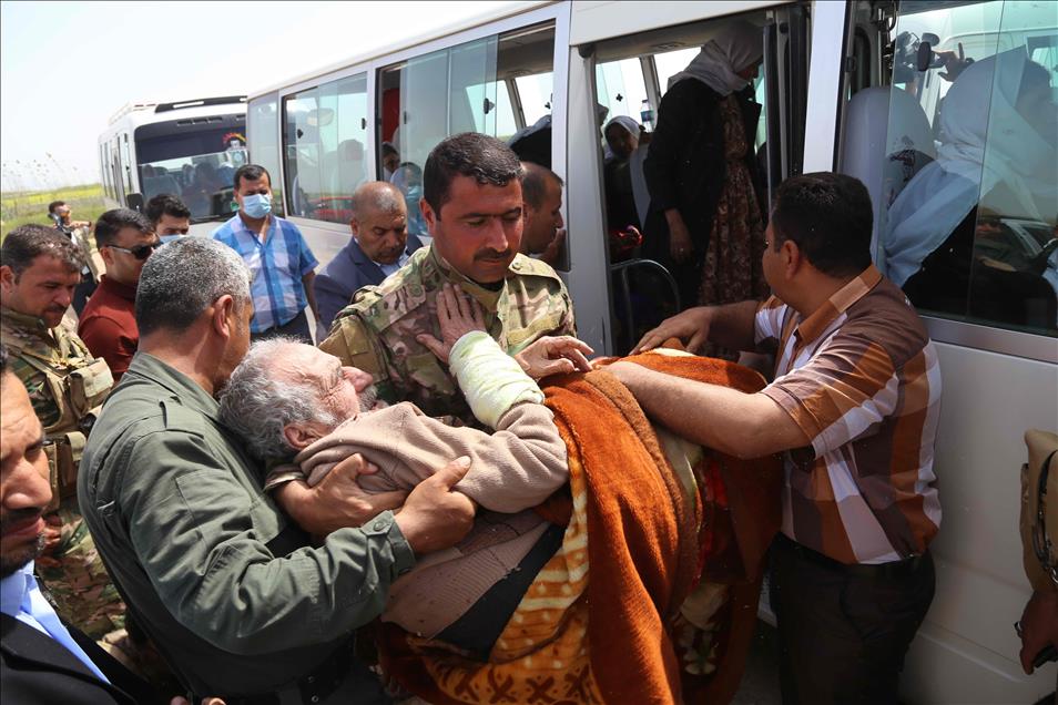 DAEŞ'in serbest bıraktığı Yezidiler