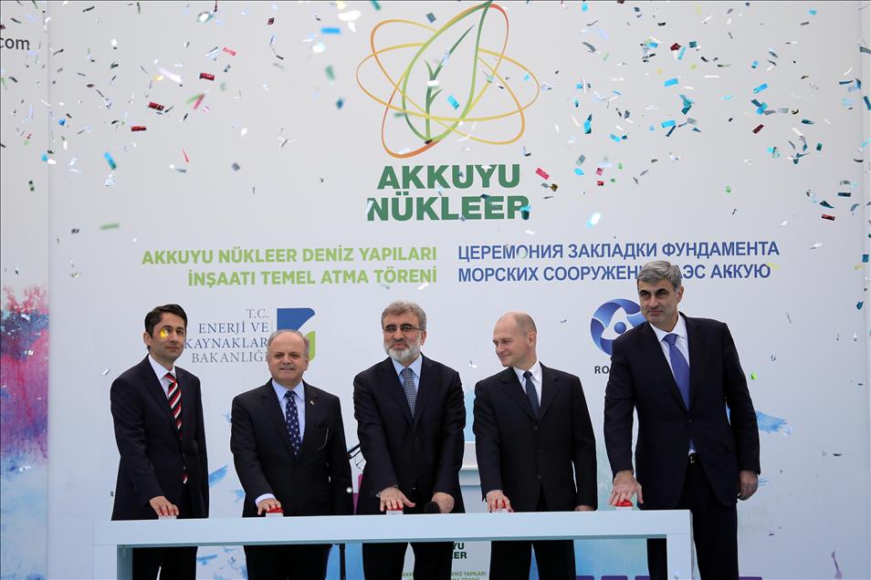Akkuyu Nükleer Deniz Yapıları İnşaatı Temel Atma Töreni