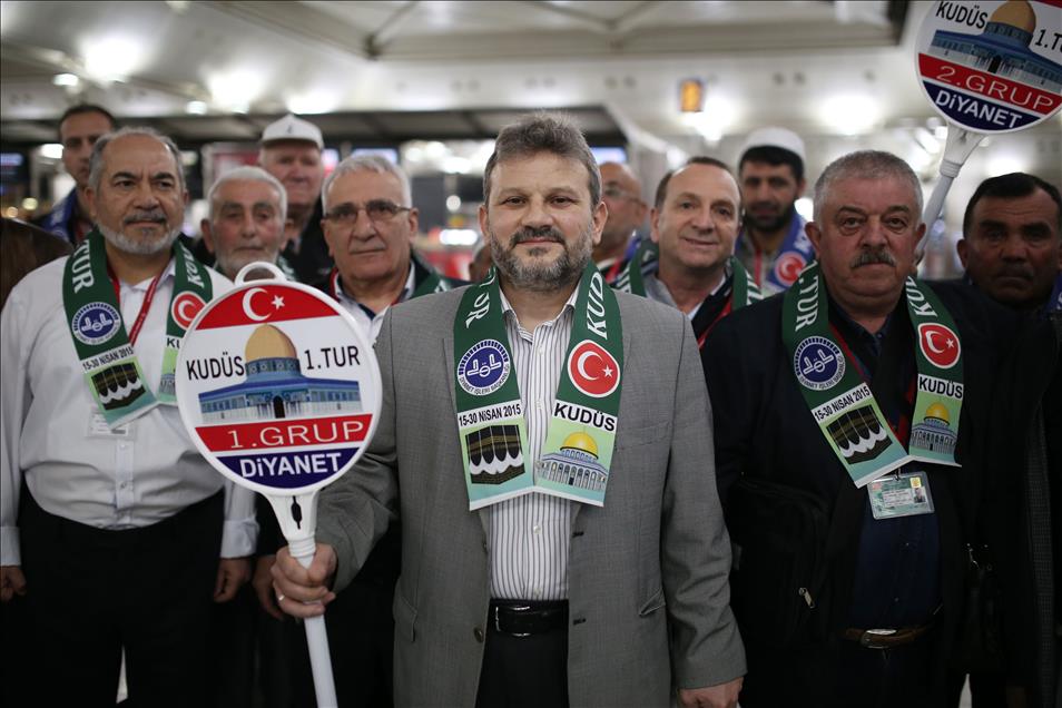 Kudüs bağlantılı umreye gidecek kafile yola çıktı