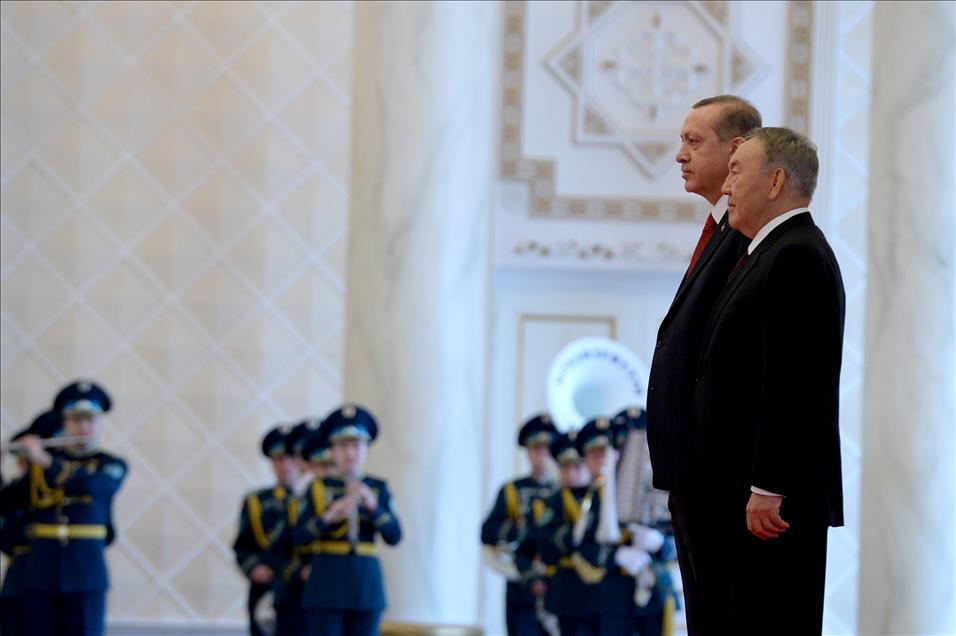 Cumhurbaşkanı Erdoğan Kazakistan'da