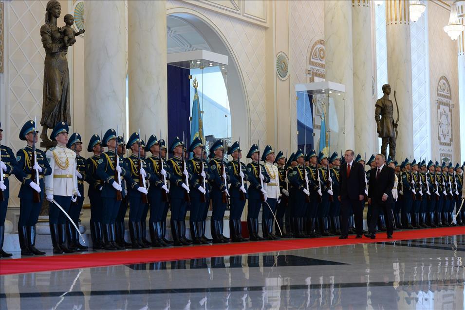Cumhurbaşkanı Erdoğan Kazakistan'da