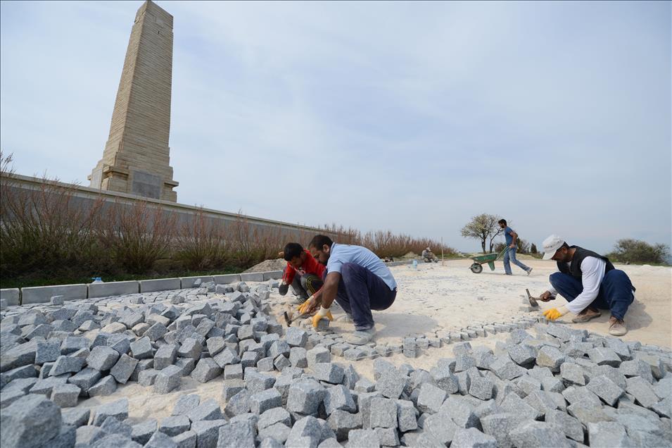 Gelibolu Yarımadasındaki anıtlar törenlere hazırlanıyor