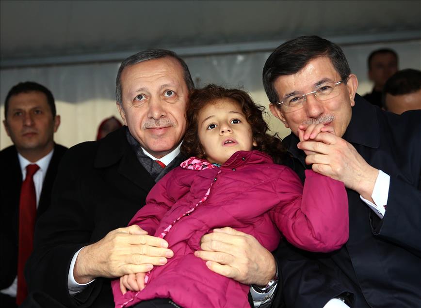 Cumhurbaşkanı Erdoğan-Başbakan Davutoğlu