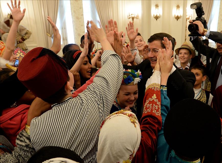 Başbakan Ahmet Davutoğlu'nun kabulü