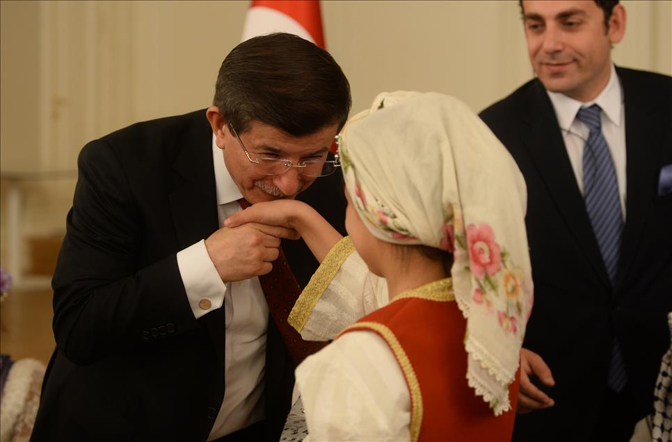 Başbakan Ahmet Davutoğlu'nun kabulü