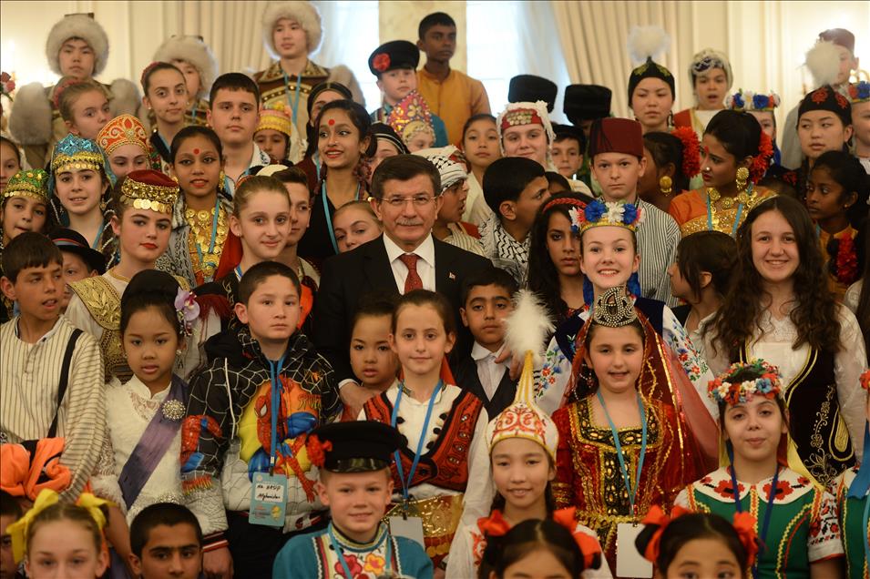 Başbakan Ahmet Davutoğlu'nun kabulü