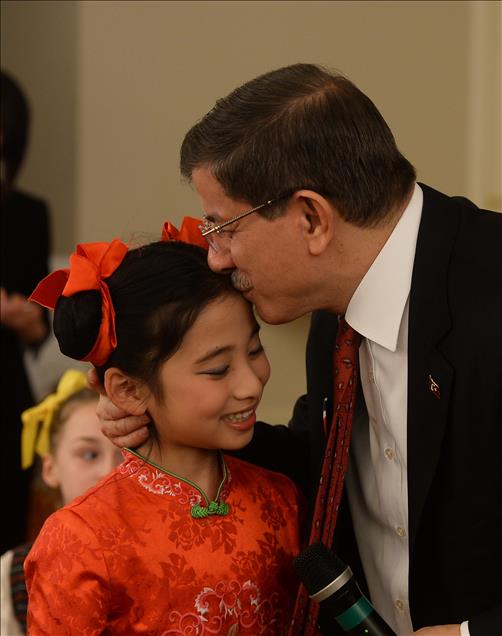 Başbakan Ahmet Davutoğlu'nun kabulü