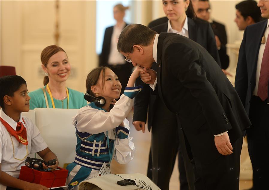 Başbakan Ahmet Davutoğlu'nun kabulü