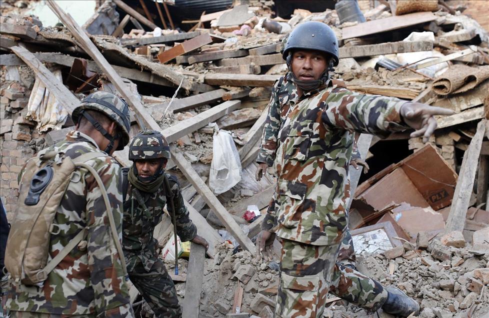 Powerful earthquake hits Nepal
