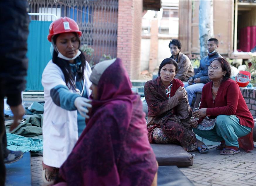 Powerful earthquake hits Nepal
