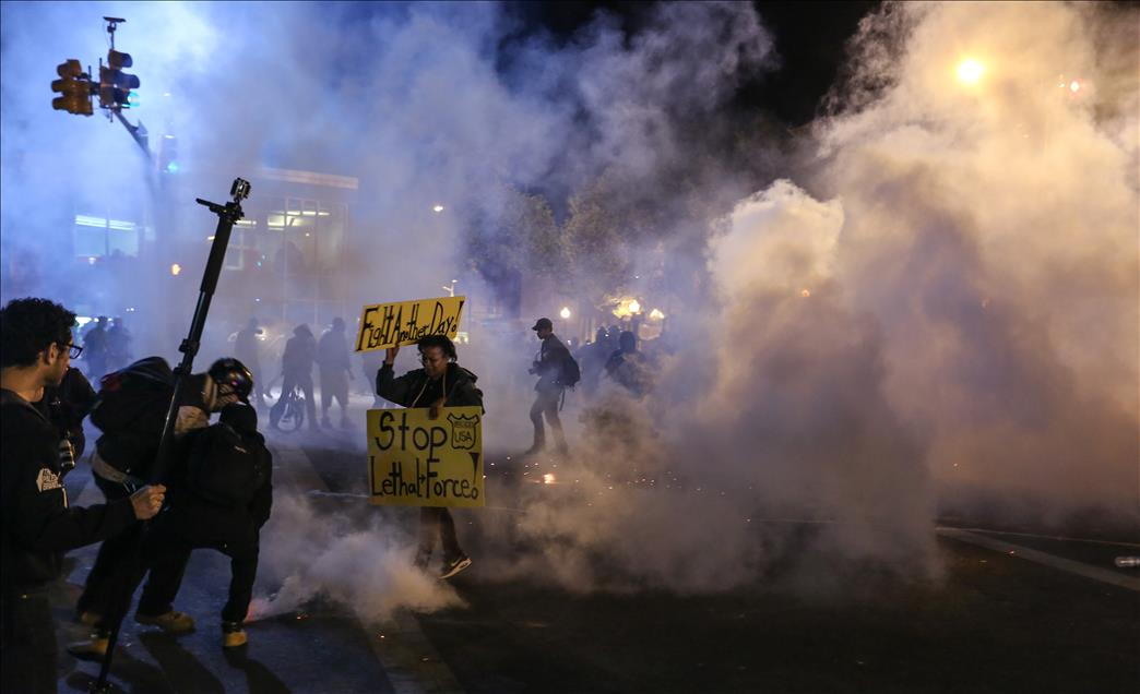 ABD'de polis şiddetine protesto