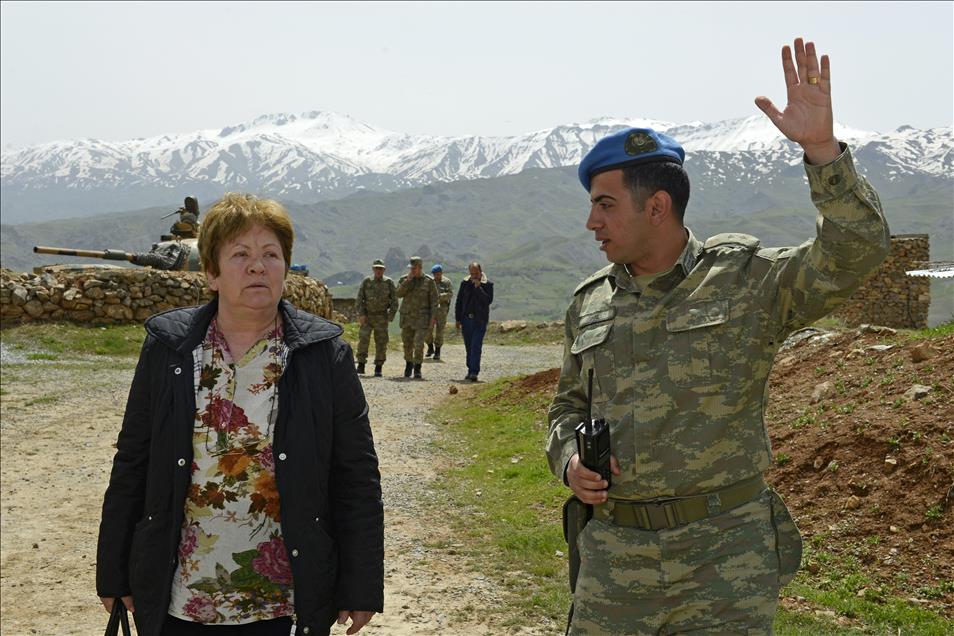 Oğlunun şehit düştüğü yeri 17 yıl sonra gördü