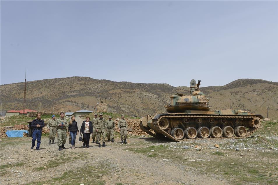 Oğlunun şehit düştüğü yeri 17 yıl sonra gördü