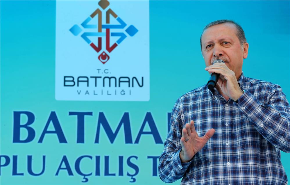 Cumhurbaşkanı Erdoğan, Batman'da