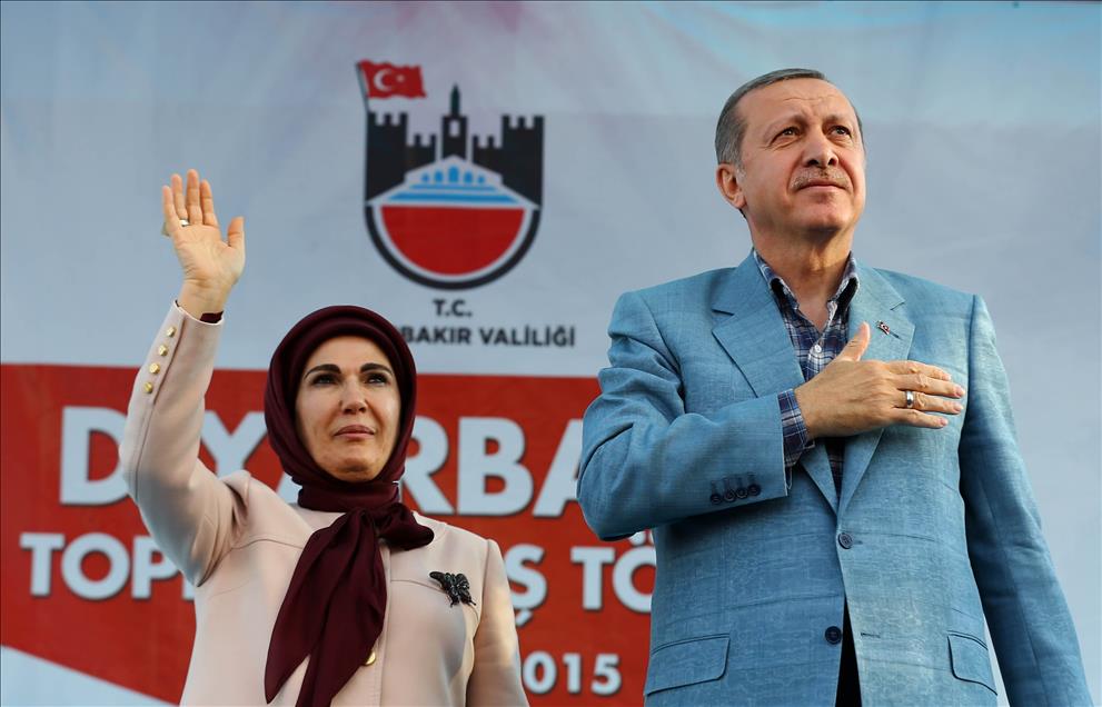 Cumhurbaşkanı Erdoğan, Diyarbakır'da
