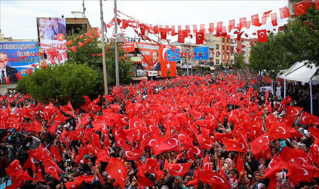 Cumhurbaşkanı Erdoğan Siirt'e geldi