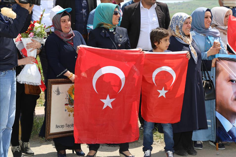 Cumhurbaşkanı Erdoğan Siirt'e geldi