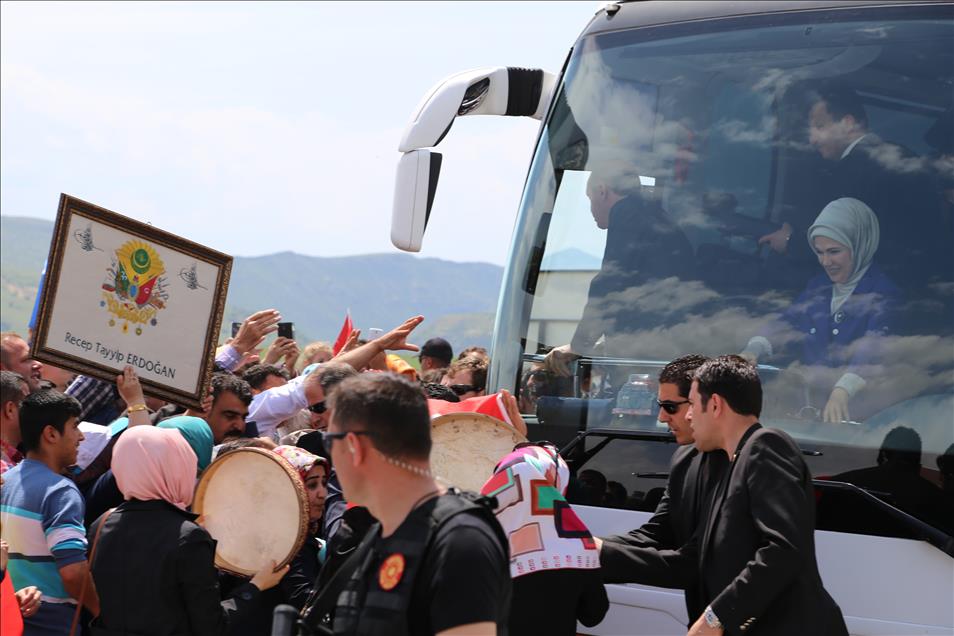 Cumhurbaşkanı Erdoğan Siirt'e geldi