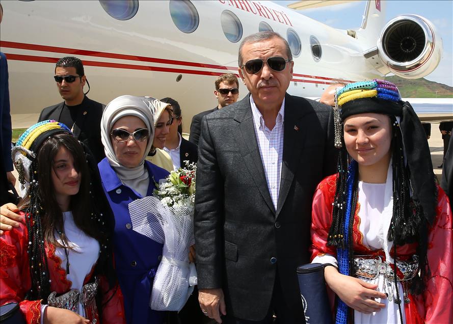Cumhurbaşkanı Erdoğan Siirt'e geldi
