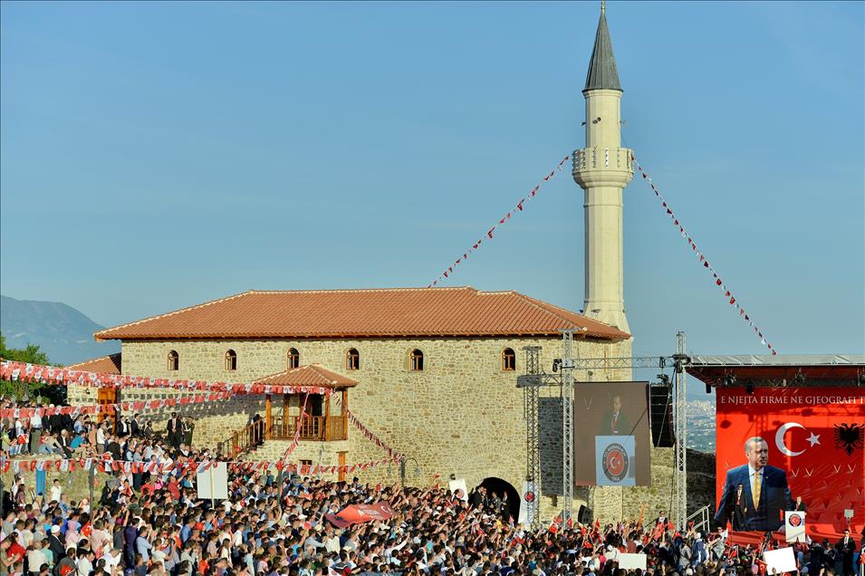 Cumhurbaşkanı Erdoğan Arnavutluk'ta