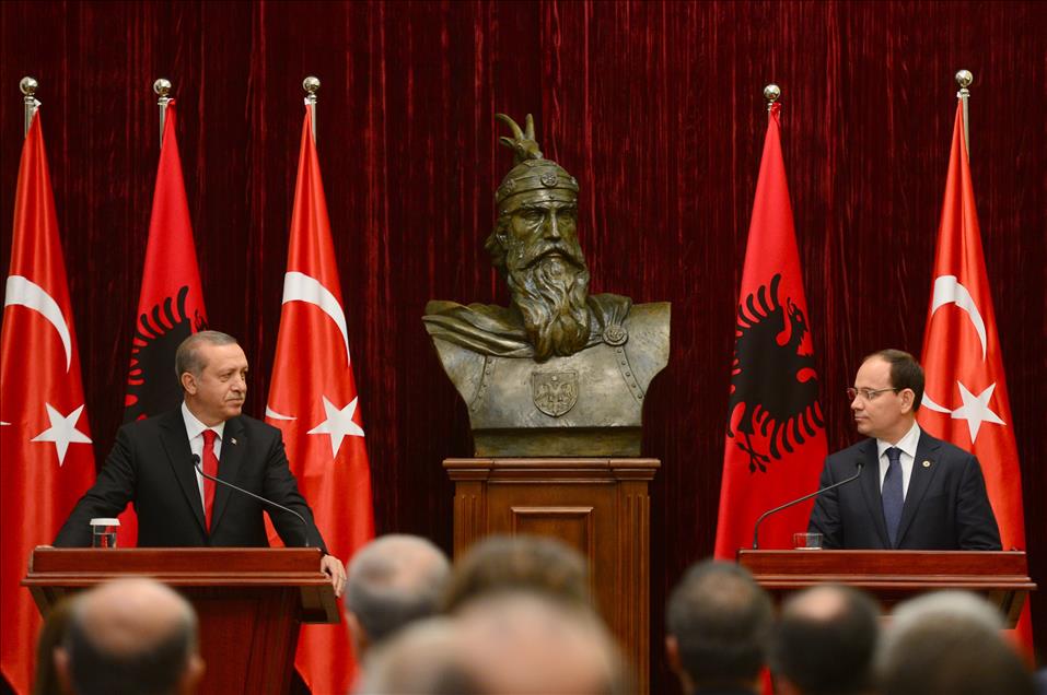 Cumhurbaşkanı Erdoğan, Arnavutluk'ta