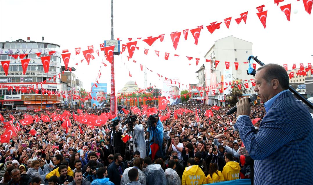 Cumhurbaşkanı Erdoğan Van'da