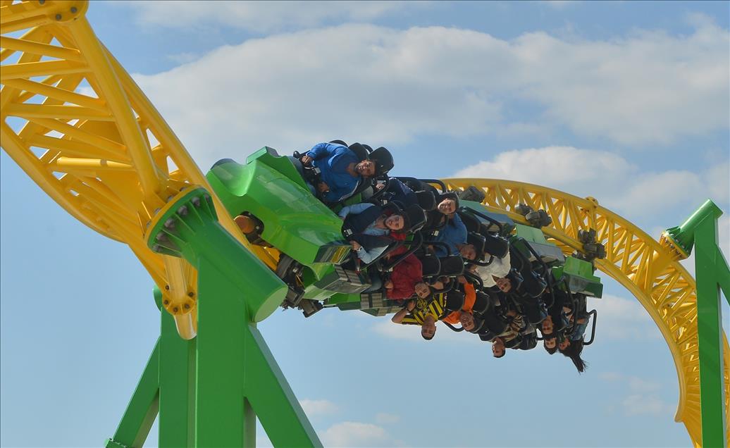 Ankapark'ta roller coaster hizmete girdi
