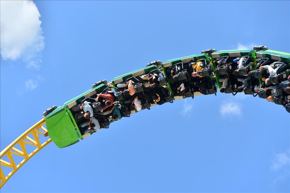 Ankapark'ta roller coaster hizmete girdi