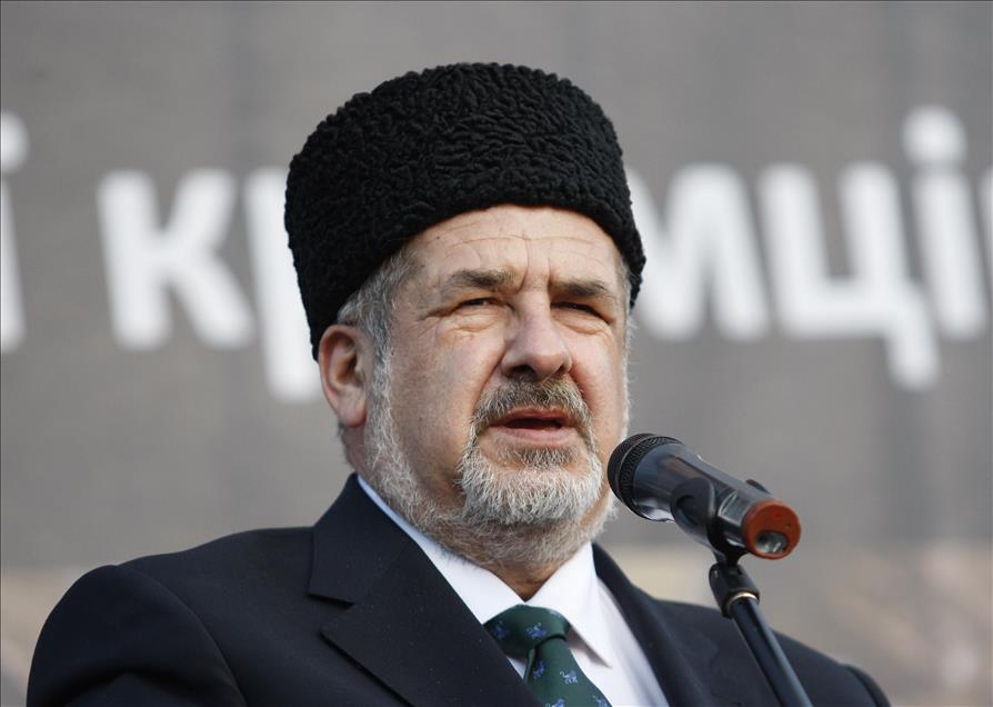 Ukrayna'nın başkenti Kiev'de Kırım Tatarları sürgününün 71. yılı anma etkinlikleri düzenlendi