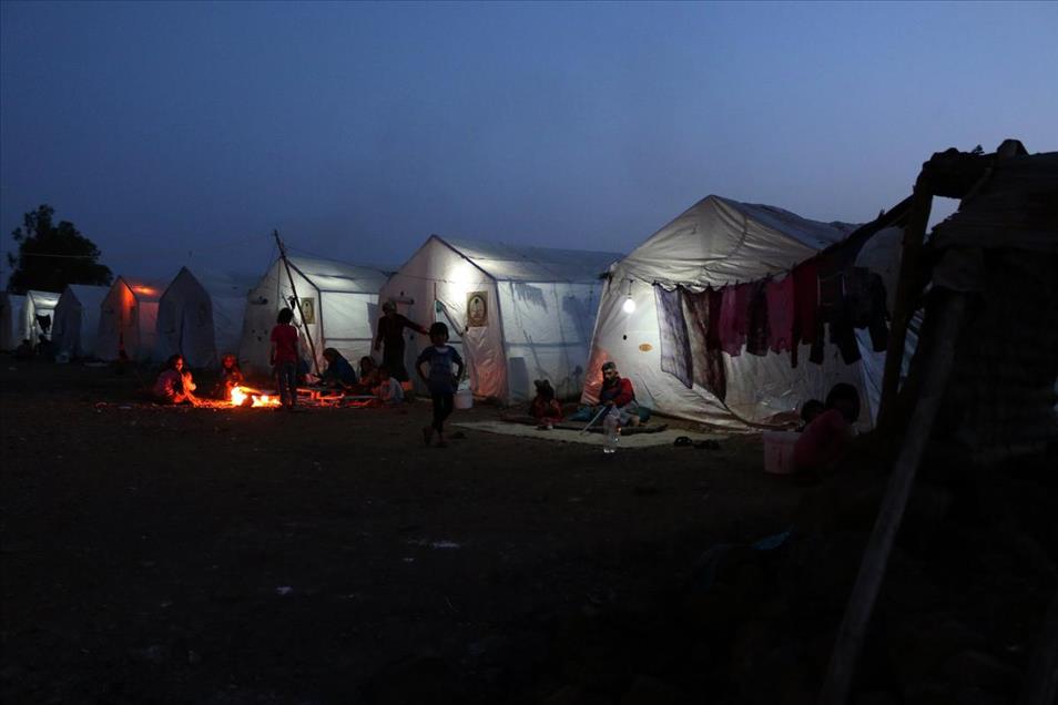 Syrian refugees hold on to the life in tent cities in Turkey