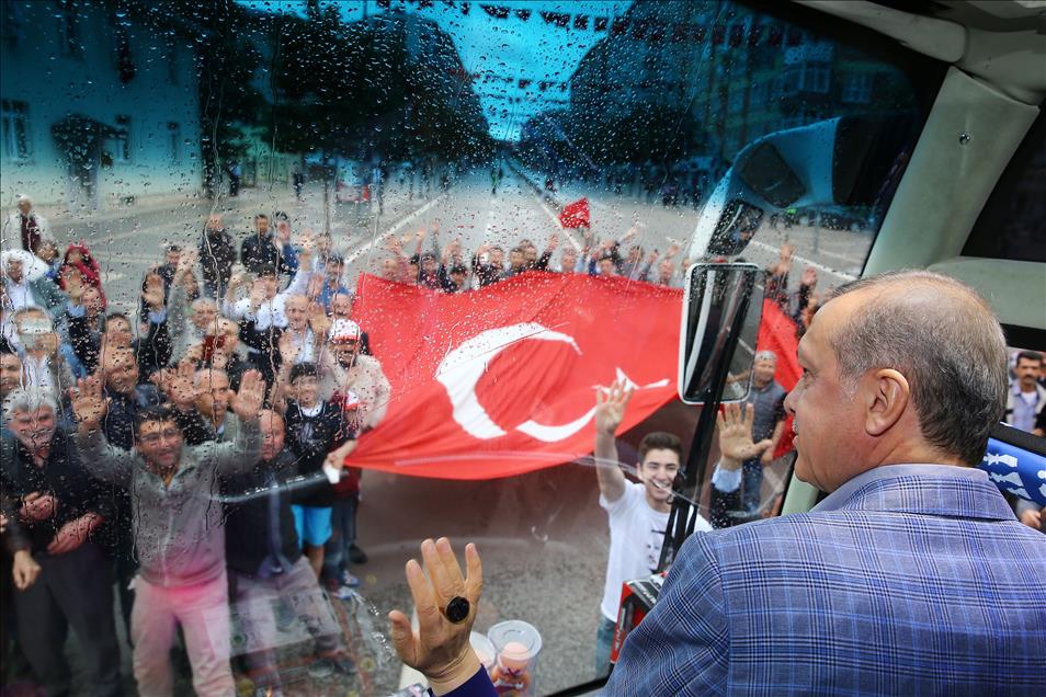 Cumhurbaşkanı Erdoğan Sivas'a geldi