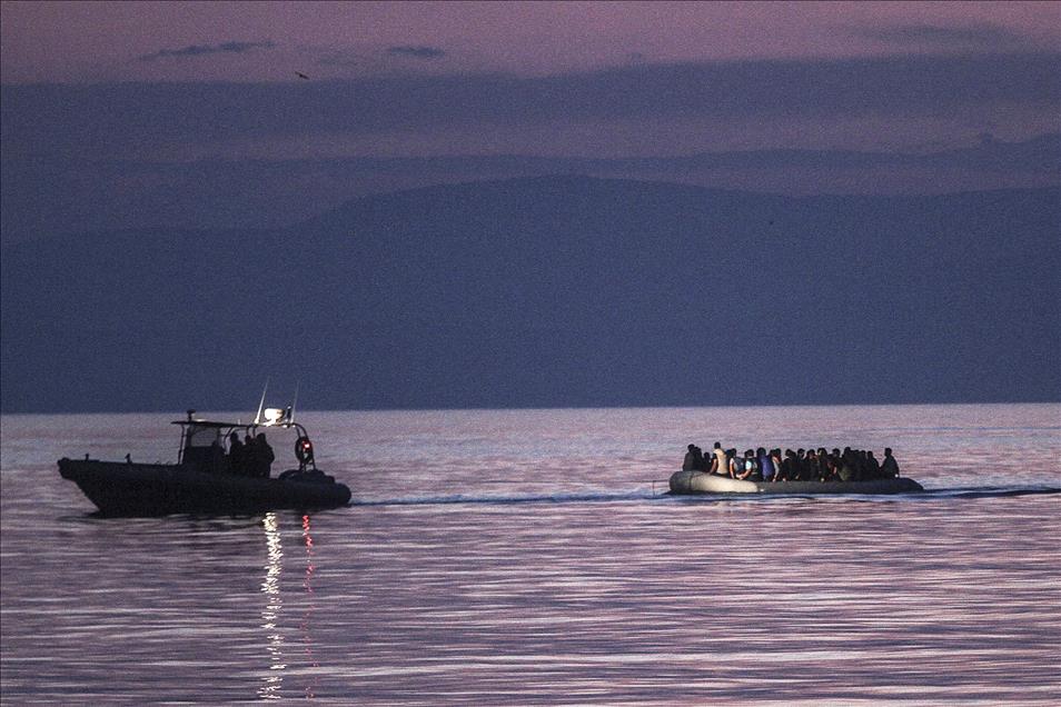 Yunanistan'da kaçak göçmen operasyonu