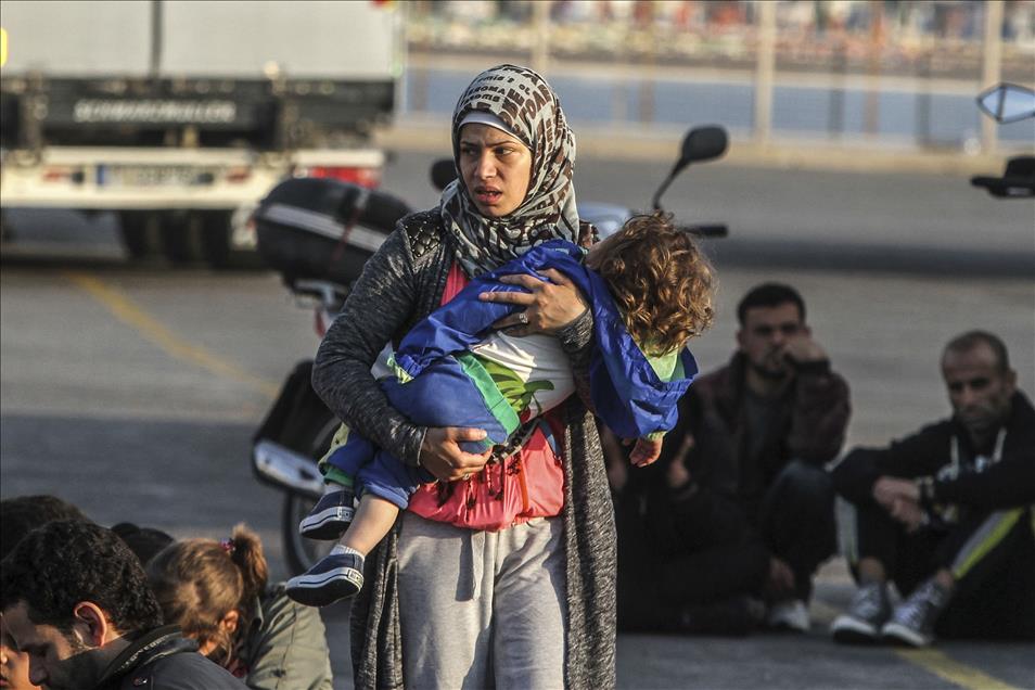 Yunanistan'da kaçak göçmen operasyonu