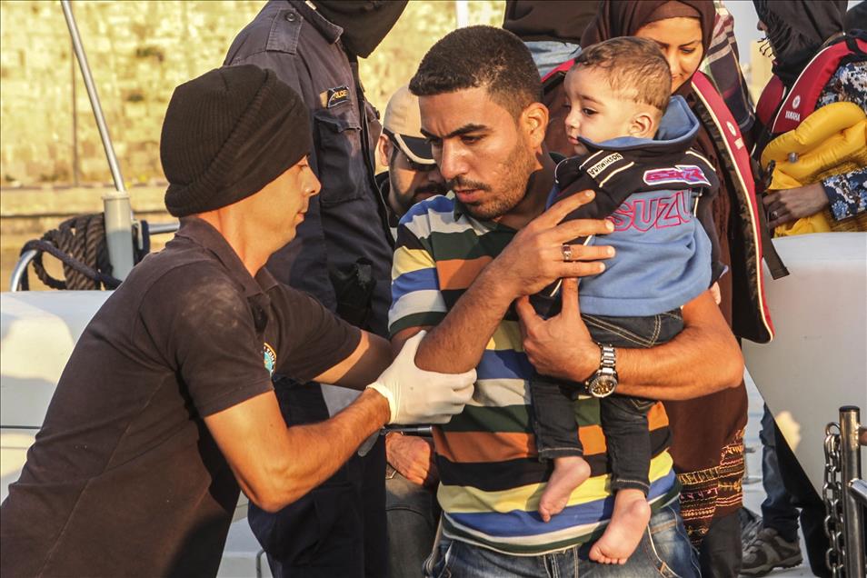 Yunanistan'da kaçak göçmen operasyonu