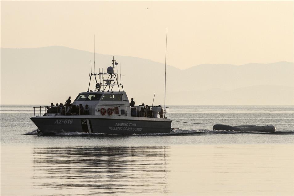 Yunanistan'da kaçak göçmen operasyonu