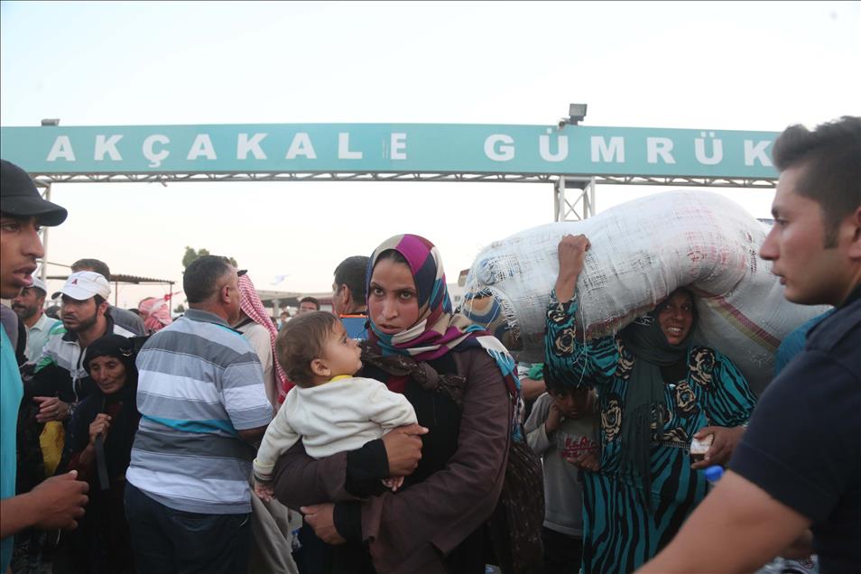 Türkiye'ye sığınan Suriyeliler